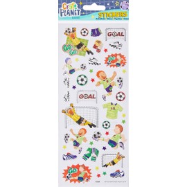 Craft Planet CPT 6561058 Fun Stickers-Football Match, Assorted
