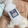 Azeeda 'Blue Floppy Disk' Pet Dog/Cat T-Shirt, M (PT00143838)