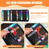 Droaful Acrylic Paint Pens Markers, 72 Pc Dual Tips Waterproof
