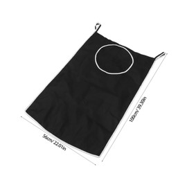 ABOOFAN 1 Set Hanging Laundry Hamper Capacity Wall Mounted Dirty Clothes Organizer for Space Saving Bathroom Office Dorm with Easy Unloading Zipper Design