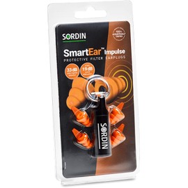 Sordin SmartEar Impulse Reusable Ear Plugs - Earplugs for Hunters & Sports Shooters - Ear Protection Plugs for Shooting Range