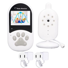 Baby Camera Monitor Two Way Speaking Night View Smart Sensor Video Monitor 100‑240V US Plug