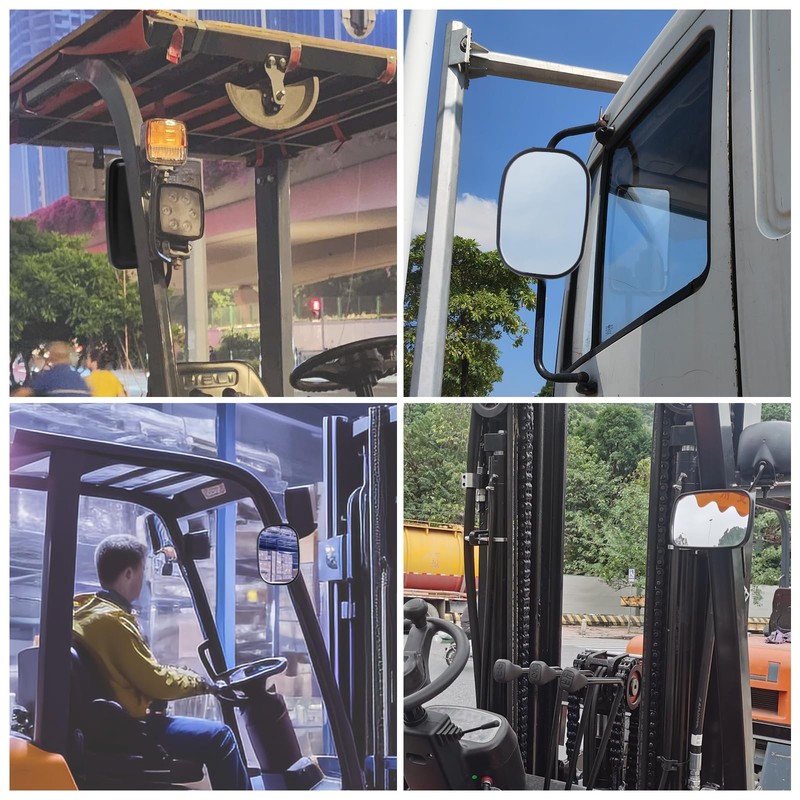 Truck Mirrors 7x10", 2x Tractor Rear View Mirrors Blind Spot