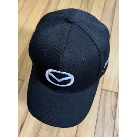 MIRAE Auto MAZDA Symbol Black Baseball Cap.  *** A hat worth more than its price.