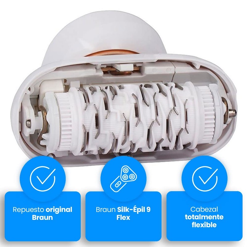 Anakel Home Replacement Head 81719648 Compatible with Braun Silkepil 9