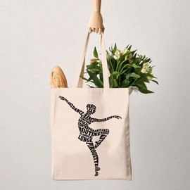 G2TUP Ballet Ballerina Gift Ballet Dance Tote Bag Ballet Dancer Handbag Ballerina Lover Gift For Dancer Coach (Ballet Dance HB)