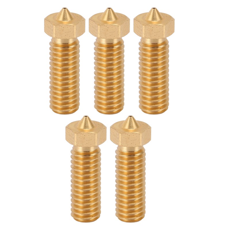 5pcs CHT V6 3D Printer Nozzle 3 Holes High Flow
