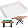 Sntieecr Large Rectangle Resin Table Molds, 16 x 12 x