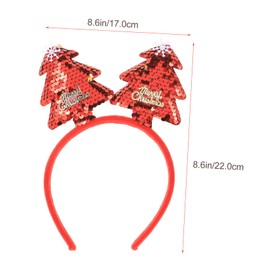 minkissy Xmas Style Headbands Christmas Hairbands Women Hair Accessories Party Supplies