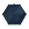 Radley Mini Telescope Umbrella Rock Climbing in Ink Navy Blue