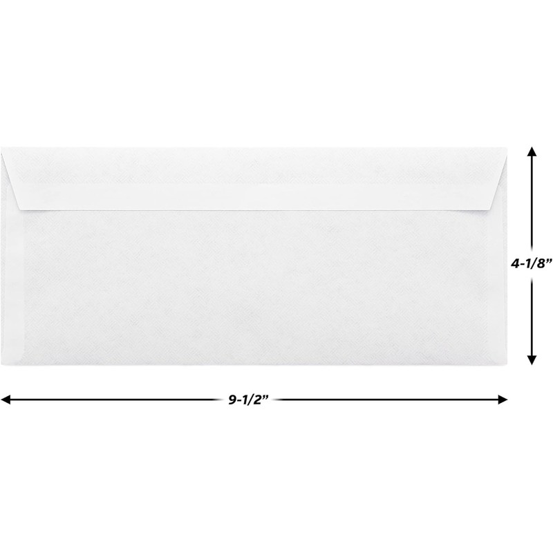 Mead #10 Security Business Envelopes Letter Size 4-1/8" x 9-1/2"