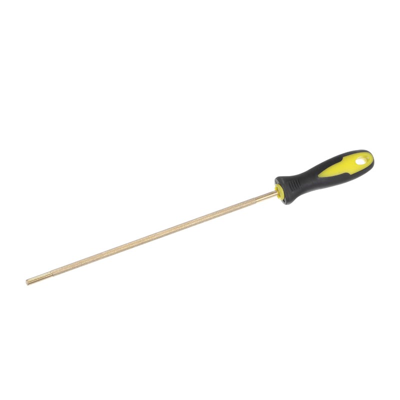 sourcing map Diamond Chainsaw File 3/16"(4.8mm) 80 Grits Round Cut