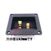 [Banana Plugs x 2] Embedded Type Box Type Speaker Terminal