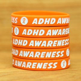 3 of ADHD Awareness Wristbands