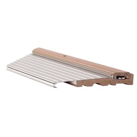 Adjustable Inswing 5 5/8 inch Wide Oloadoors Aluminum Composite Sill Threshold Inswing 36 inch Long with Composite Cap and Composite Base for Exterior Front Door, Zinc Finish (Zinc-36)