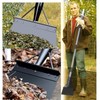 Multifunctional Garden Cleaning Shovel, 59" Adjustable Handle, Heavy-Duty Stainless Steel