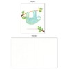 Hanging Sloth All Occasion Blank Note Card - Size 4.25"