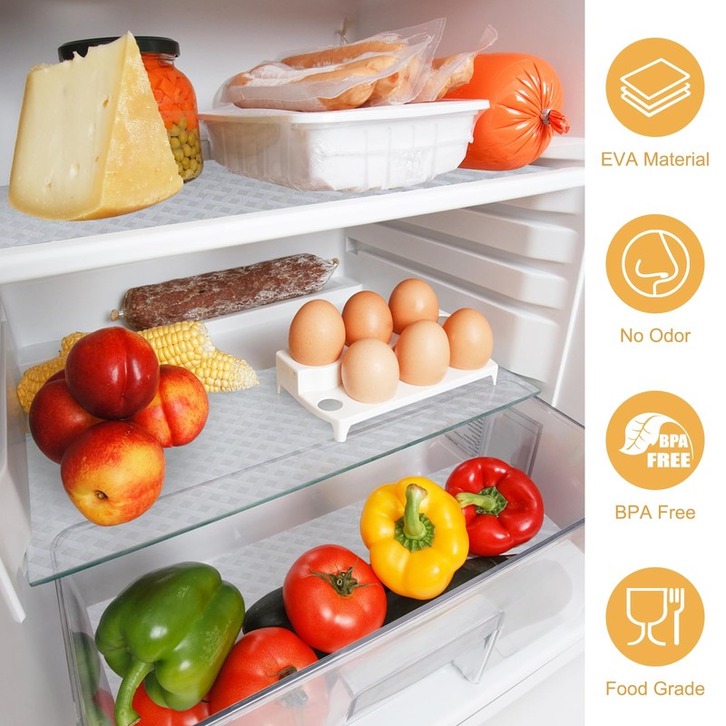 BELICOO Drawer Liners, 30cm x 610cm Kitchen Shelf Liners Drawer