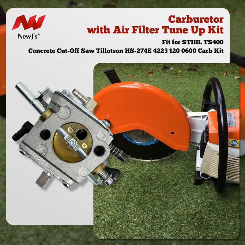 NewJ's Carburetor with Air Filter Tune Up Kit Fit for