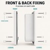 Cat Door with Clear Swing Flap & Brush Seal, 4-Way