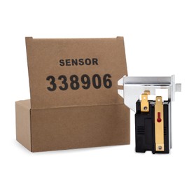 Upgraded 338906 Gas Dryer Flame Sensor Fits for Whirl-Pool Ken-More Ro-per Dryer Replaces WP338906 AP6008294 PS11741429 DC32-00008A Y303377 3-3377 14205529 by Sikawai