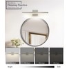 Joossnwell Bathroom Vanity Light Brushed Nickel Bathroom Light Fixtures Over
