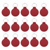 PATIKIL Leather Blank Keychains, 15Pcs Round Keychain Blanks Double Side