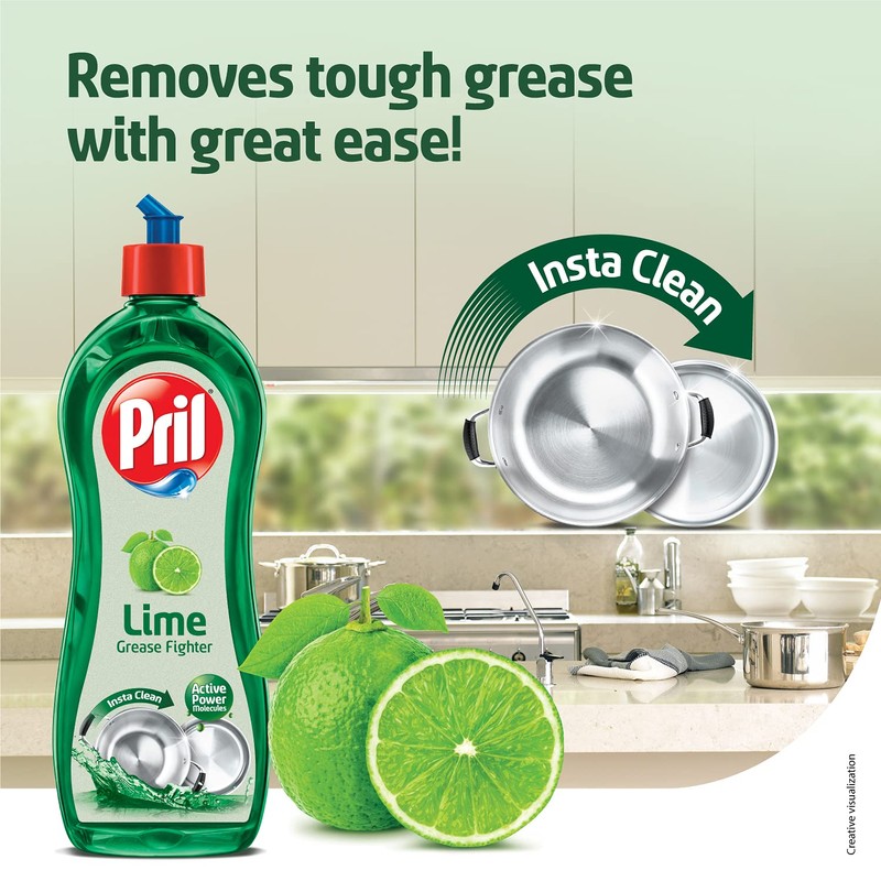 Pril Dishwash 750ml (Green) Pack of 2