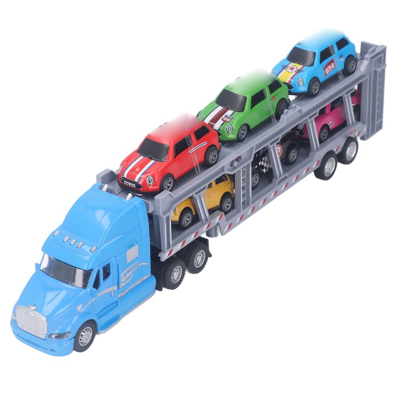 Transport Truck Toy 1/48 Scale Simulation Pull Back Collectible Cars