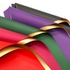 Corkwaw 20 Count Double Sided Colorful Flower Wrapping Paper