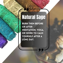 Ancientveda Palo Santo Scented Sage Smudge Sticks 2 Pack with Therapeutic Grade Essential Oils and Fragrance Oil for Cleansing, Meditation, and Aromatherapy (Palo Santo)