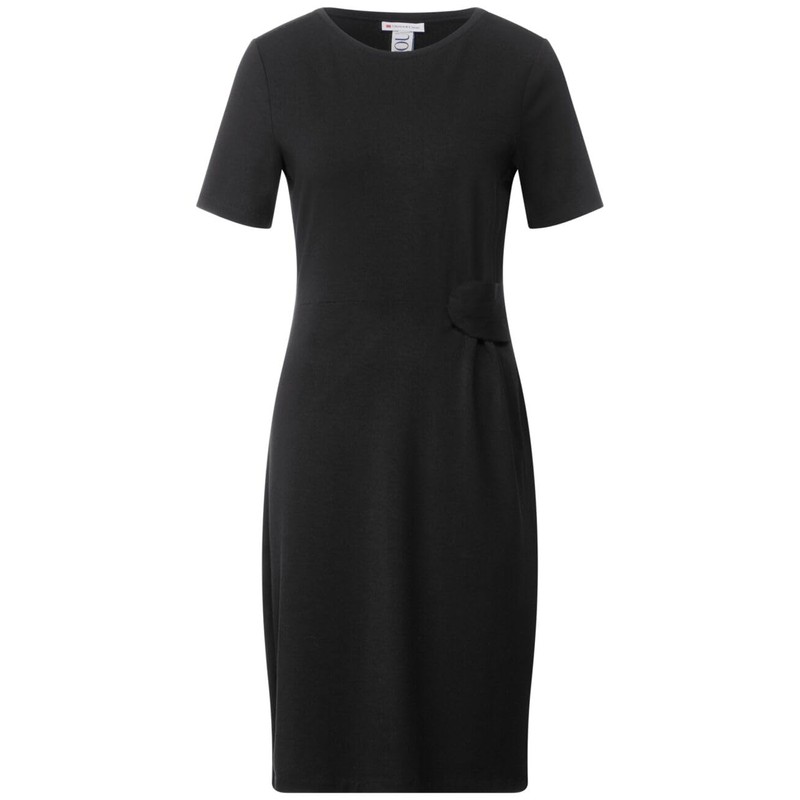 Street One Women's Festive Jersey Dress, black