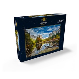 MyPuzzle El Capitan and Merced River in Autumn, California, USA - Premium 1000 Piece Jigsaw Puzzle for Adults
