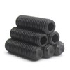 M8-1.25 x 10mm Black Hex Socket Set Grub Screws,Headless Cup
