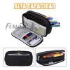 Grandes Estuches para lapiseras Escolares De Negro,lapiceras Organizadoras.Portátil,impermeable,de gran capacidad,duradero.BRNAELY