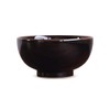 Hakusan Pottery Bowl, Black, Φ5.1 x 2.54 inches (13 x