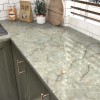 LIKILIKI Green Marble Contact Paper for Countertops Waterproof Granite Peel