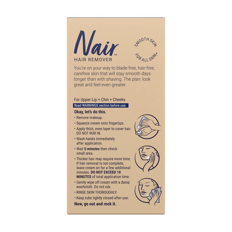 Moisturizing Face Cream For Upper Lip Chin And Fac Nair
