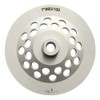 7" Grinding Wheels for Concrete, Granite, and Marble, #80/100 Grit,