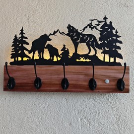 Qobumy woodern Coat Hooks 02