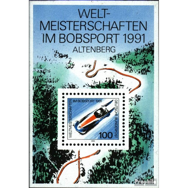 FRD (FR.Germany) block23 (complete.issue) first-day stamp fine used/cancelled 1991 Bob-WM