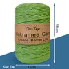 OurTop Premium Macrame Cord, 3mm x 300m Braided Macrame Rope