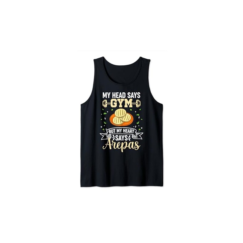 Arepas Essen Lustige Rezept Kolumbianer Gerichte Tank Top