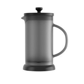 EZZNTIAL French press Coffee Maker Heat Resistant Durable Borosilicate Frosted Black Glass 34oz.