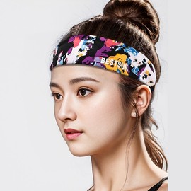 Unisex High-Performance Sweat-Absorbing Sports Headband for Running, Fitness, Basketball, Yoga One Size / One Color 5ea