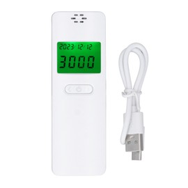 Alcohol Tester ABS High Accuracy MEMS Semiconductor Portable Breath Tester with Digital Display Purifier for Home and Car Use
