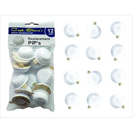 Capt Steve’s Marinator 12-Pc Pack by Dr. Organizer – Universal Replacement Injector Pips for Meat Injectors – Single-Use, Seal Marinades in Packaging, Ideal for Vacuum-Sealed Meat