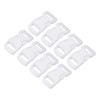 YOKIVE 8 Pcs Plastic Buckles, Dual Adjustable Snap Clips |