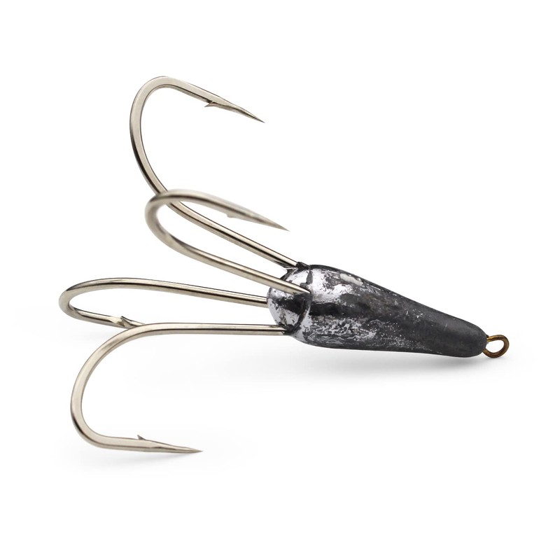 2pcs Snagging Hooks Snagging Weighted Treble Hooks Large Fishing Hooks