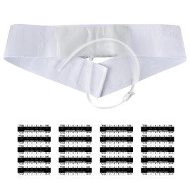 43 Inch Urine Storage Belt with Catheter, Concealed Collector Kit with 20 Temperature Strips, Portable Urine Test Bags for Men Used for Hospitals, Emergency and Travel